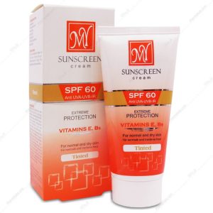 کرم ضد آفتاب رنگی پوست های خشک و معمولی SPF 60 مای 50ml