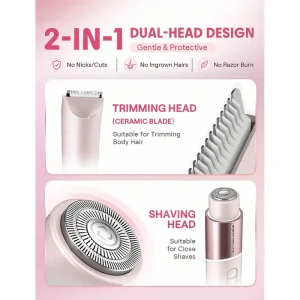 شیور صورت و بدن شارژی شیگلم مدل Smooth Moves Dual-Head
