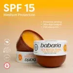 ژل برنزر رایحه هویج spf15 باباریا